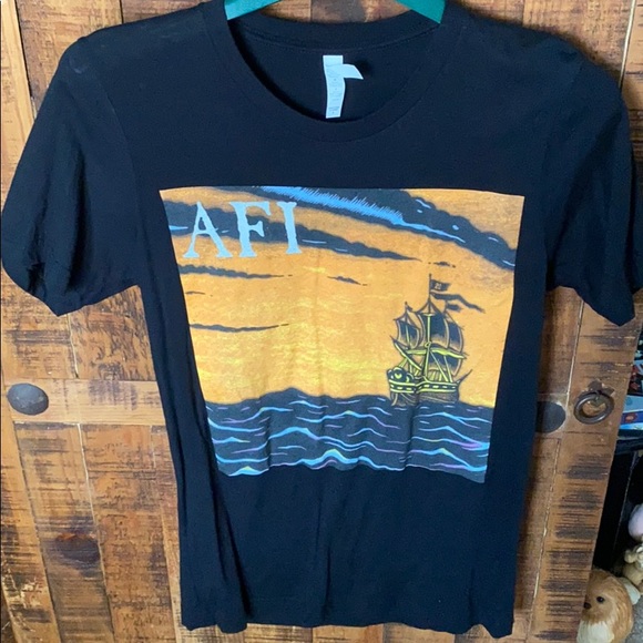 Hot Topic Other - Afi black sails in the sunset anniversary shirt